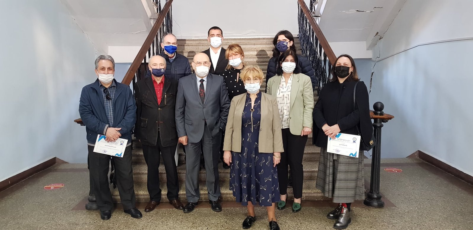 სპორტის უნივერსიტეტის აკადემიური პერსონალი სერტიფიკატებით დაჯილდოვდა